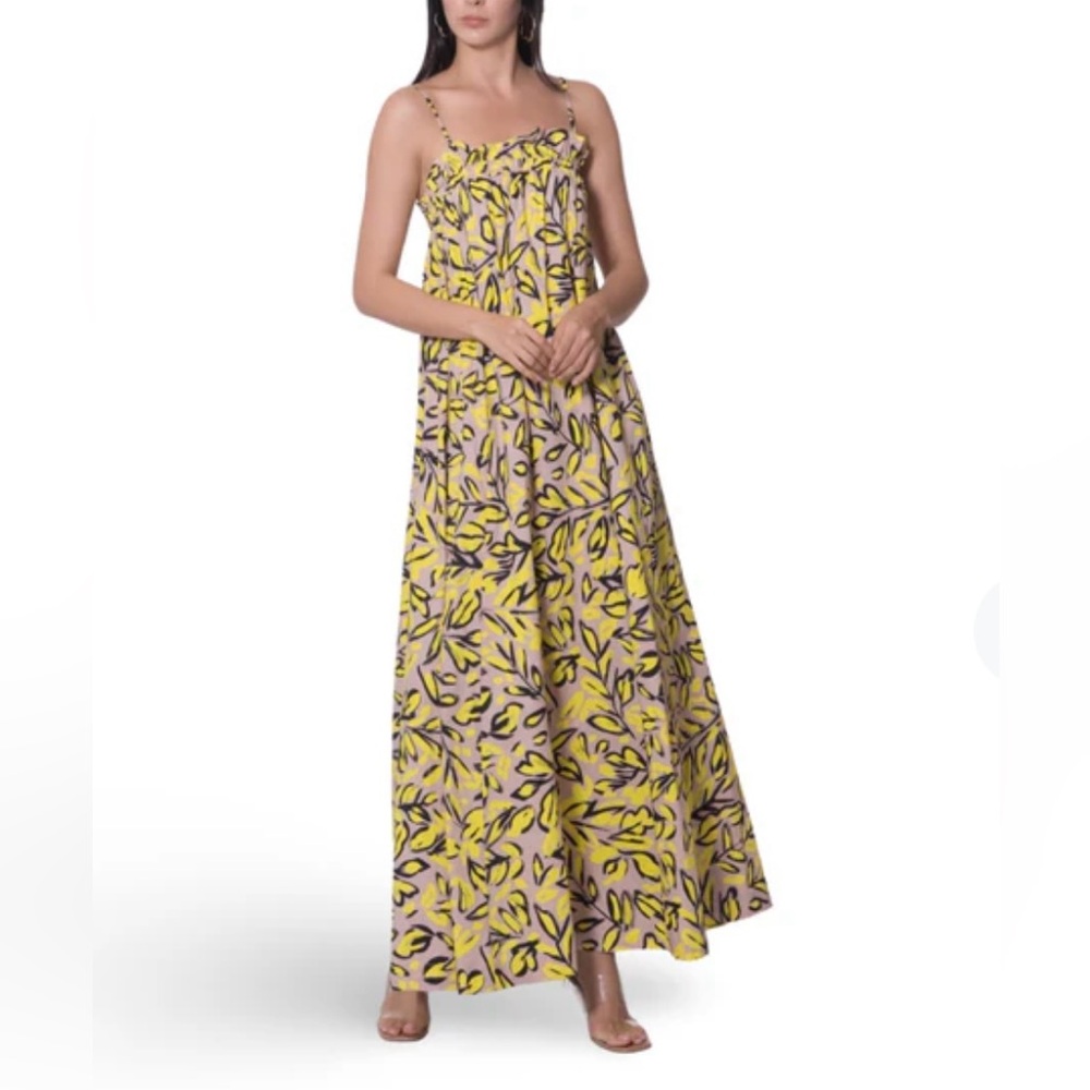 Essential Antwerp yellow long dress